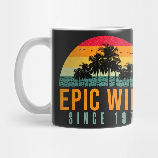 Epic Wife Since 1972 - Funny 50th wedding anniversary gift for her by PlusAdore